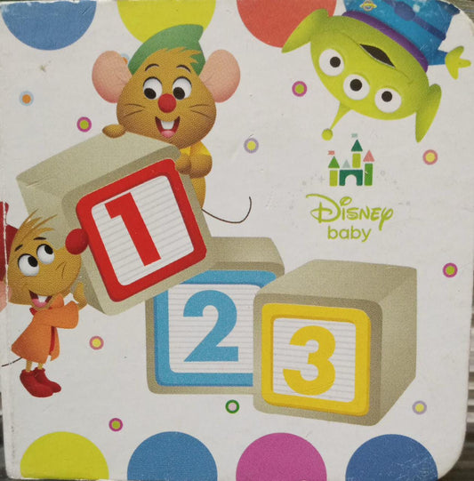 1 2 3  (Disney baby) [Hardcover]