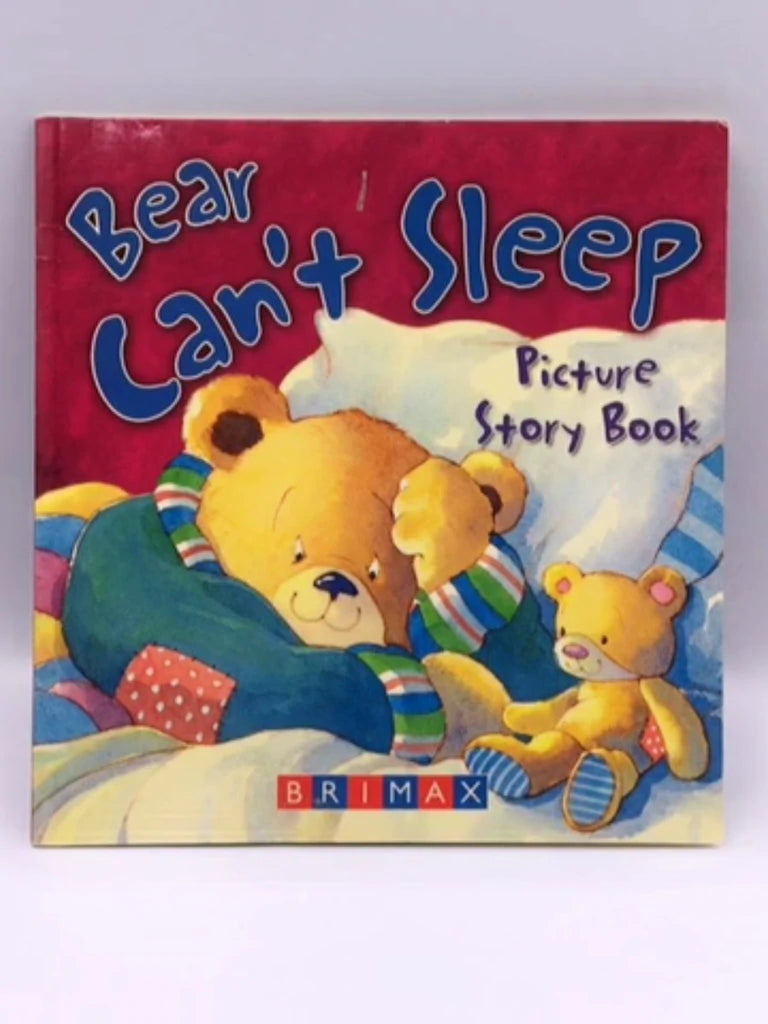 Bear Can't Sleep Picture Story Book