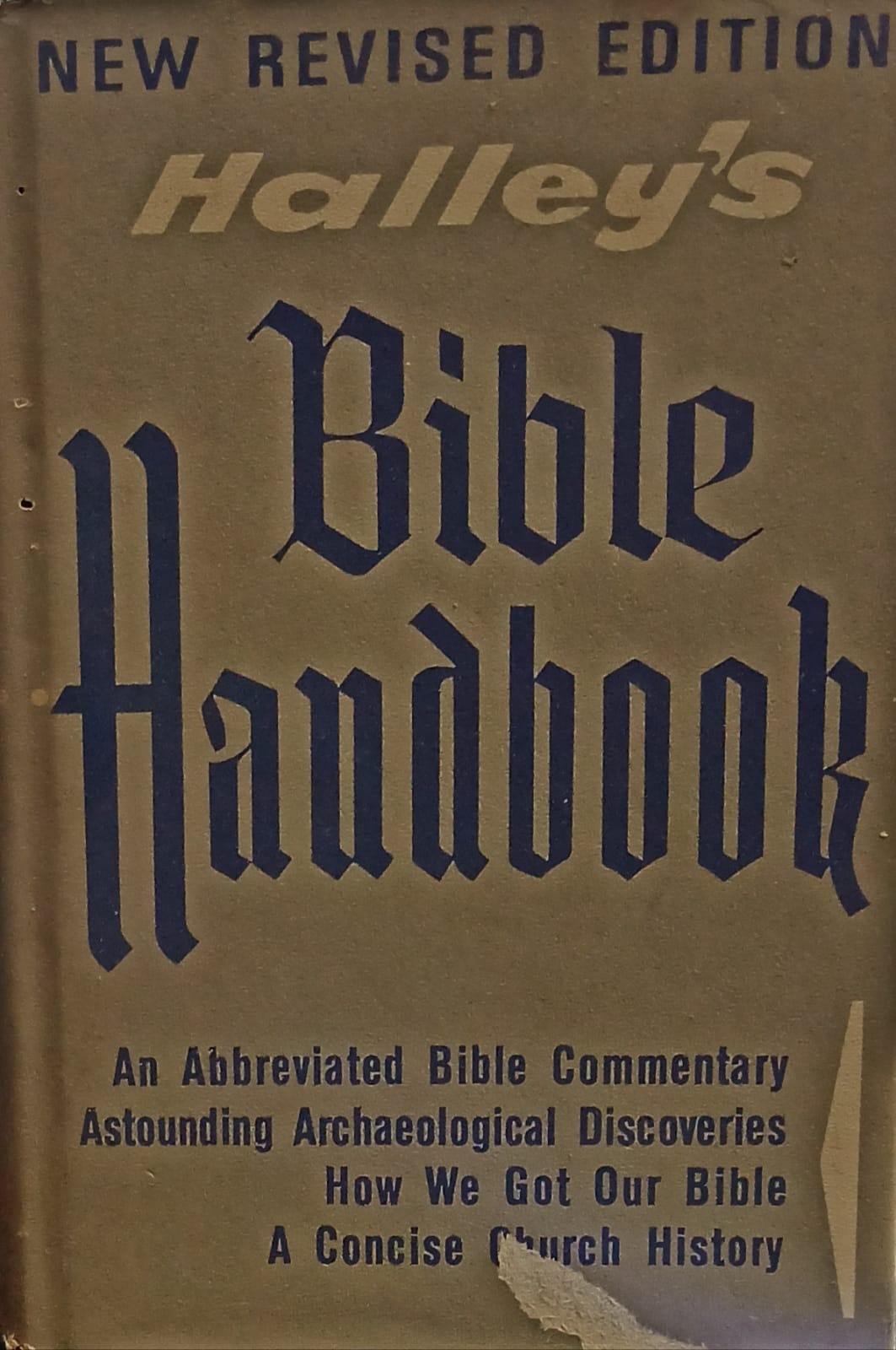 Halley's Bible Handbook [HARDCOVER] (RARE BOOKS)