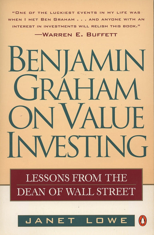 Benjamin Graham on Value Investing by Janet Lowe [rare books]