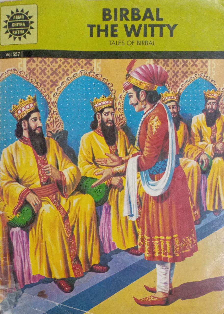 Birbal the Witty tales of birbal (AMAR CHITRA KATHA) VOL.557 [GRAPHIC NOVEL]