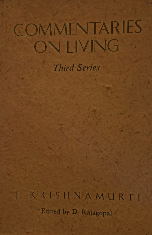Commentaries on Living Third Series (RARE BOOKS)