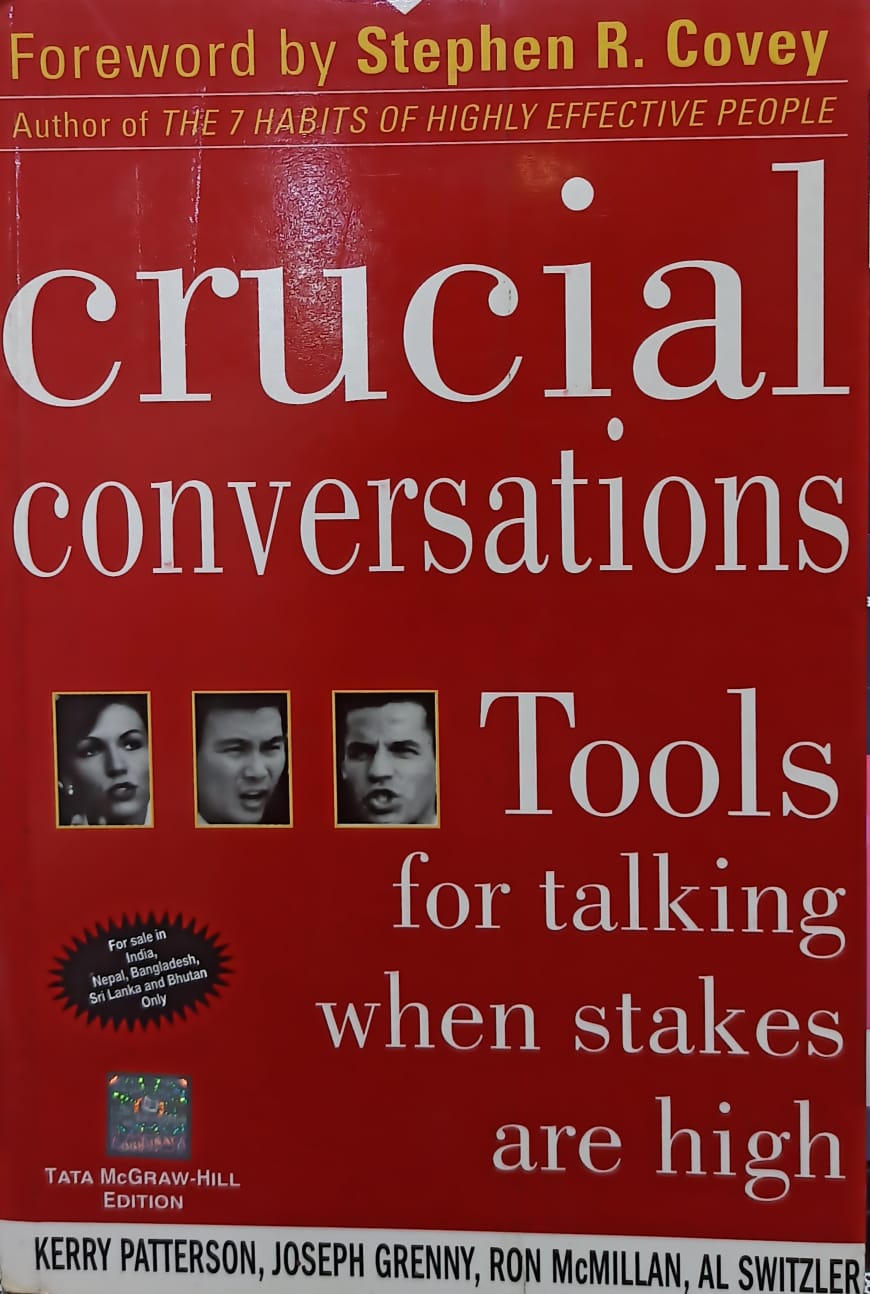 Crucial Conversations Tools for Talking When Stakes Are High [RARE BOOKS]
