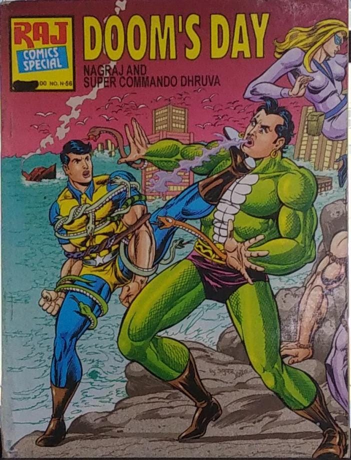 DOOM'S DAY Nagraj and super commando Dhruva