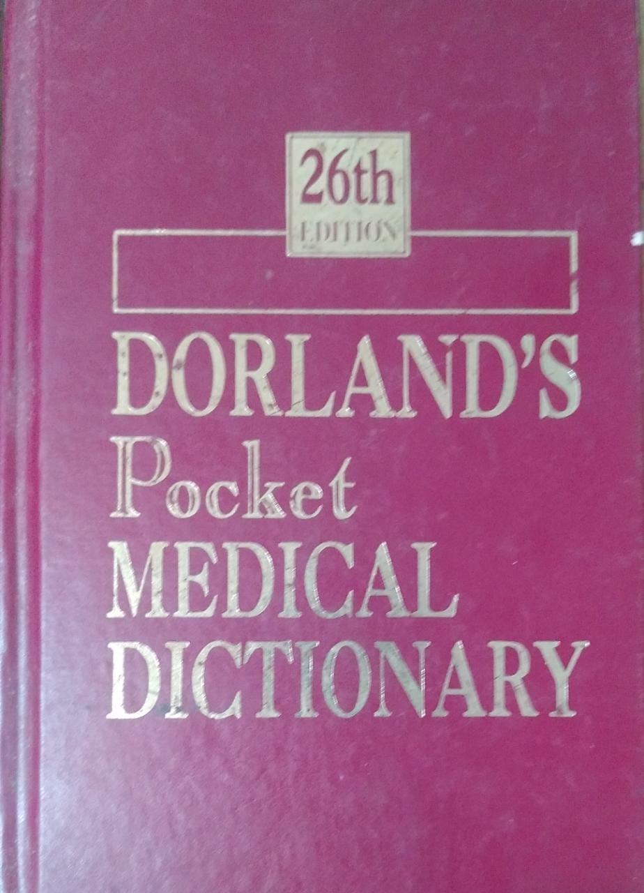 Dorlands pocket medical dictionary [hardcover] (rare books)