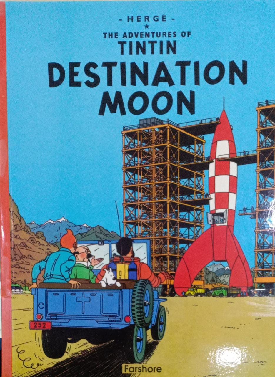 Destination Moon by Herge (Tintin) [Graphic Novel]