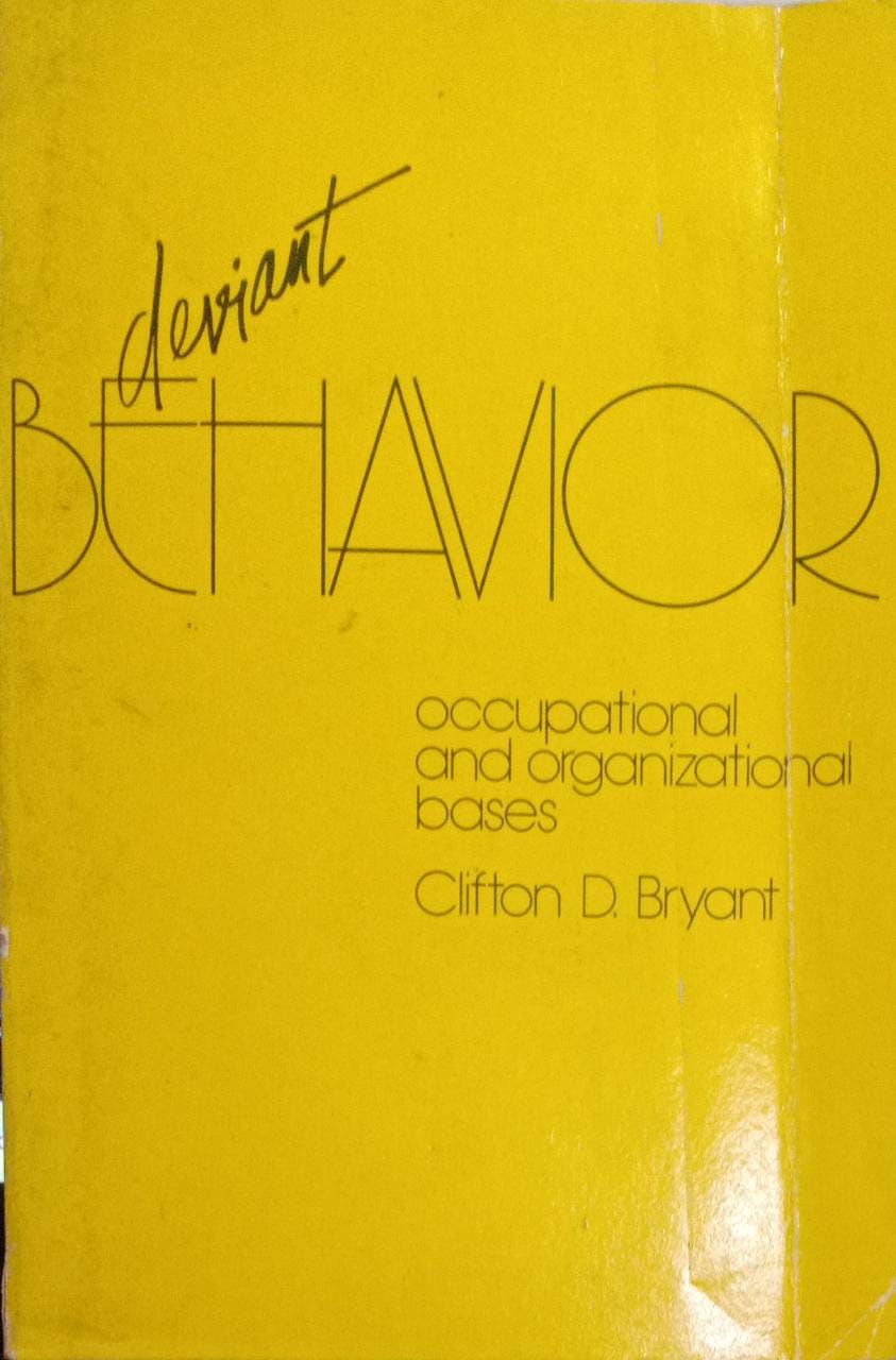 Deviant behavior (RARE BOOKS)