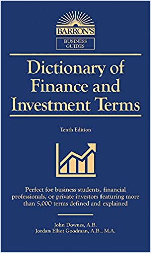 Dictionary of finance and investment terms [seventh edition]