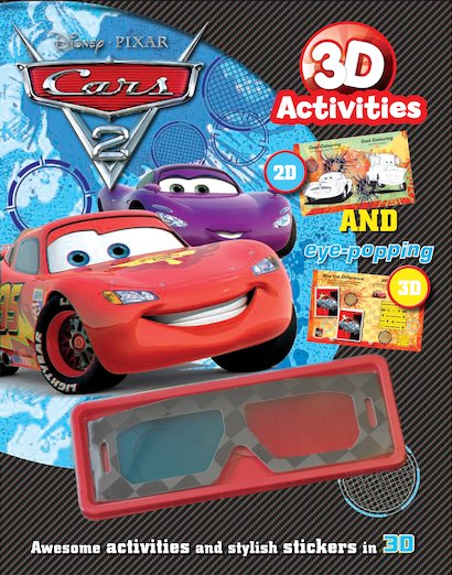 Disney Pixar 3D Activity - Cars 2 (Disney 3d Activity) Sticker Book