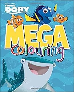 Disney Pixar Finding Dory Mega Colouring (Paperback)