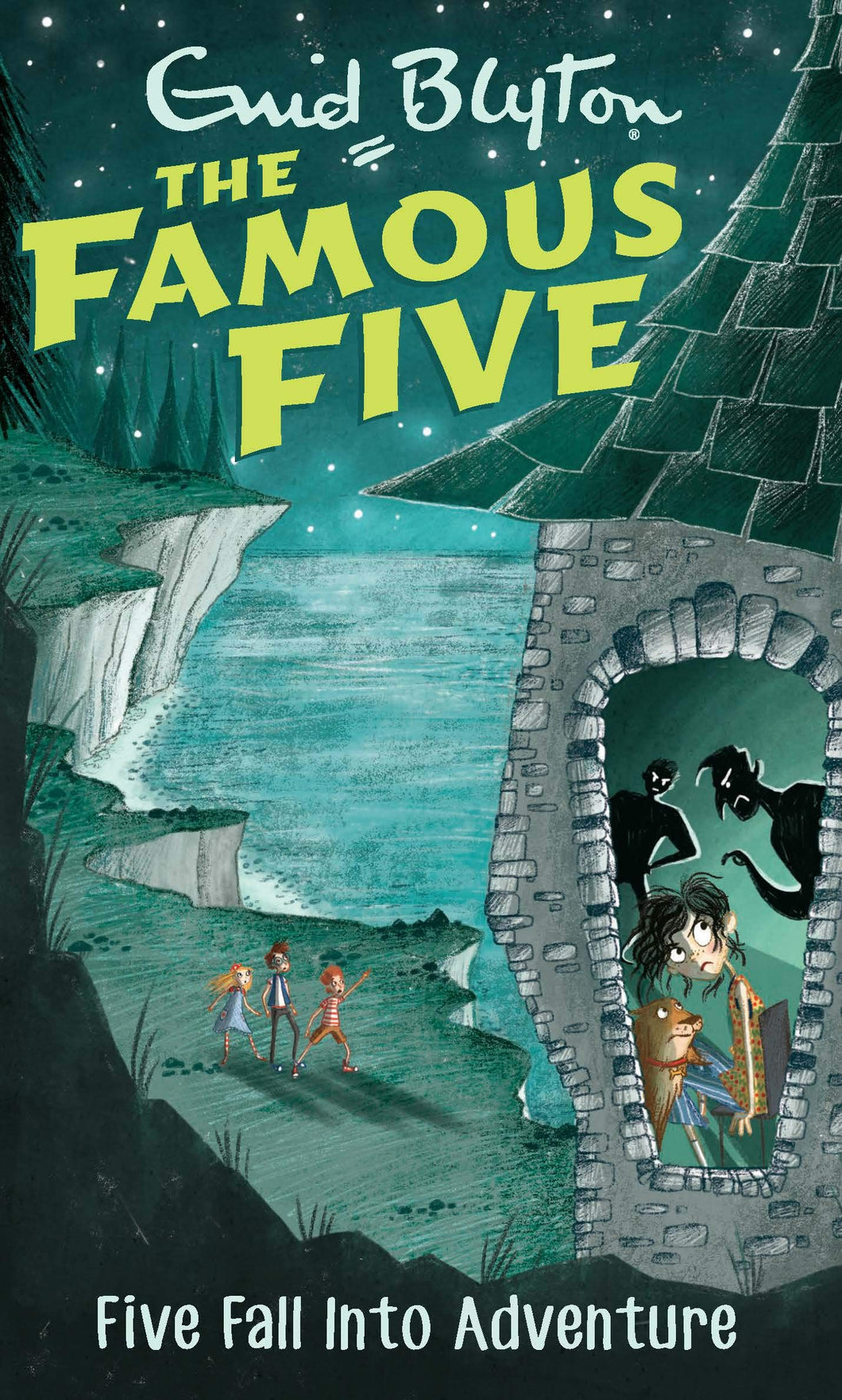 Five fall into adventure by Enid Blyton
