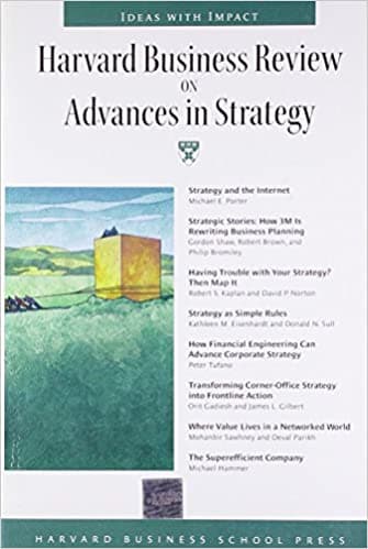 Harvard Business Review on Advances in Strategy ("Harvard Business Review" Paperback S.)