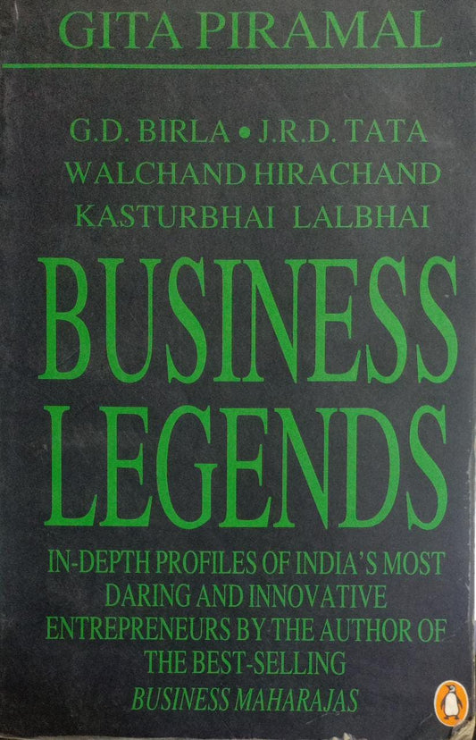 Business legends by Gita Piramal (RARE BOOKS)
