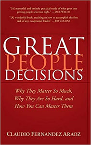 Great People Decisions [HARDCOVER] (RARE BOOKS)