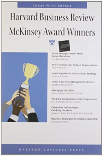 HBR Mckinsey Award Winners (RARE BOOKS)