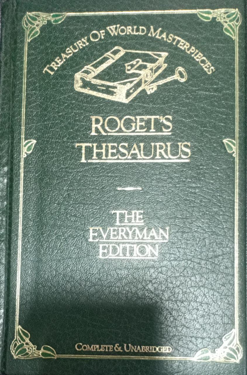 ROGET'S THESAURUS: The Everyman Edition [HARDCOVER] [RARE BOOKS]