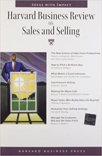 Harvard Business Review on Sales and Selling by Harvard Business Review