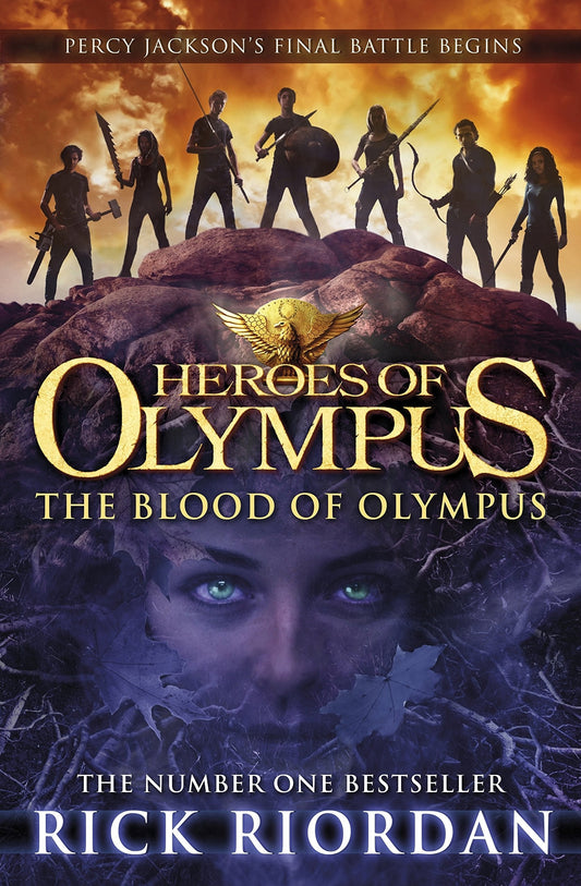 Heroes of olympus: the blood of olympus by Rick Riordan