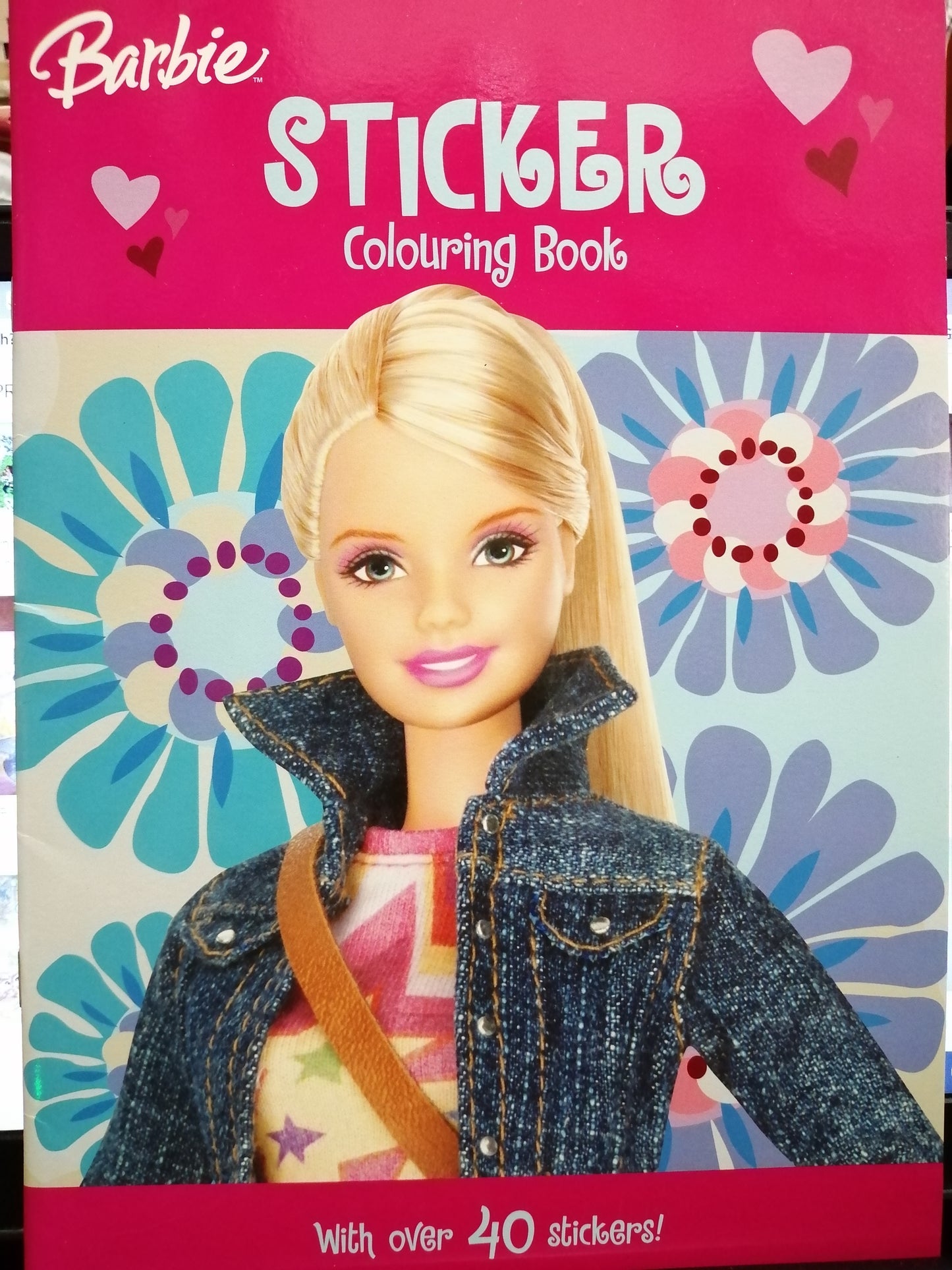 Barbie Sticker Coloring Book