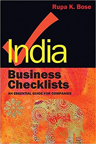 India Business Checklists: An Essential Guide to Doing Business (RARE BOOKS)
