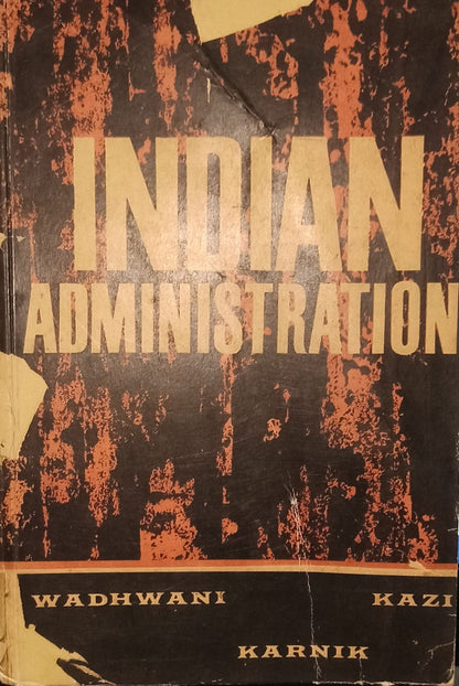 Indian Administration (RARE BOOKS)