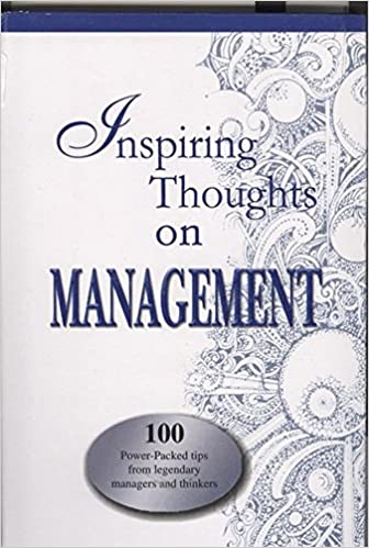 Inspiring Thoughts on Management [HARDCOVER]