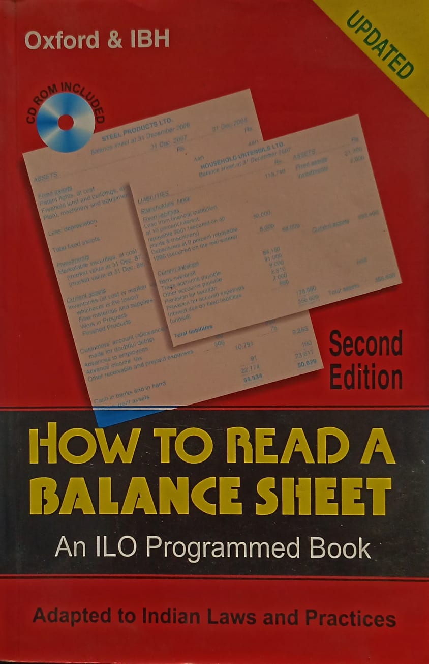 How To Read A Balance Sheet [Second Edition] [WITH CD] by Dr. Ram Kumar Kakani