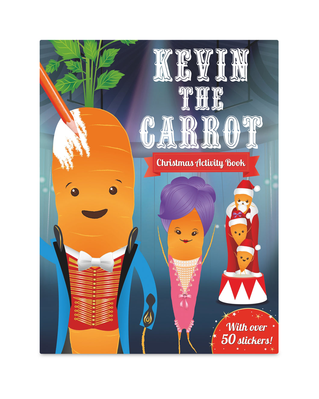 Kevin The Carrot - Christmas Activity Book - With Over 50 Stickers