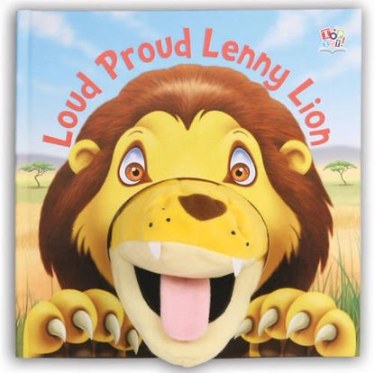 Loud Proud Lenny Lion: Book With Attached Hand Puppet (Hand Puppet Books)