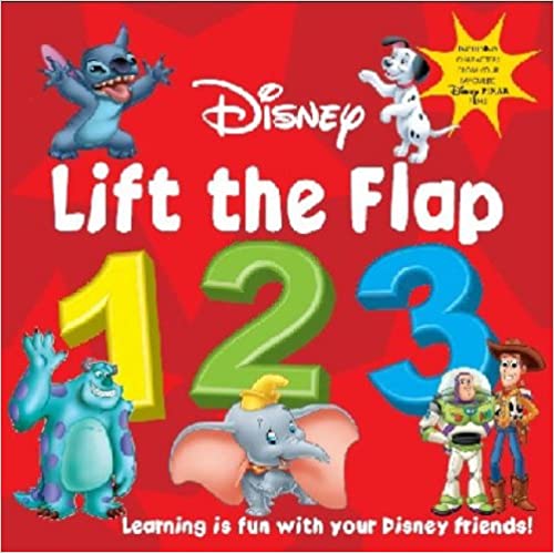 Lift The Flap 123 (Disney) BOARD BOOK
