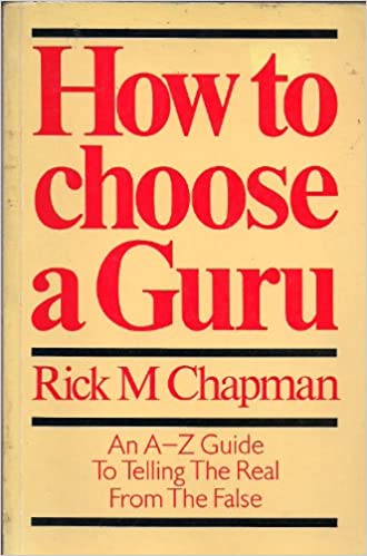 How to choose a guru (RARE BOOKS)