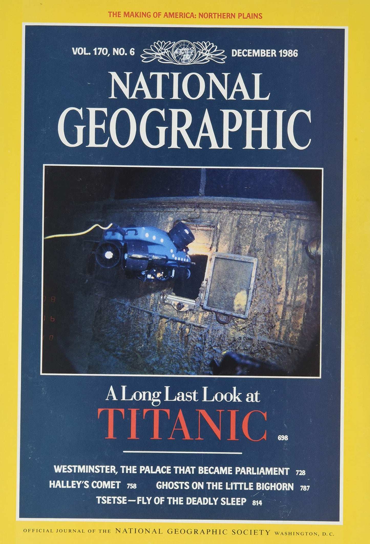 National Geographic Magazine December 1986