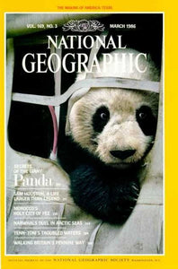 NATIONAL GEOGRAPHIC MAGAZINE MARCH 1986