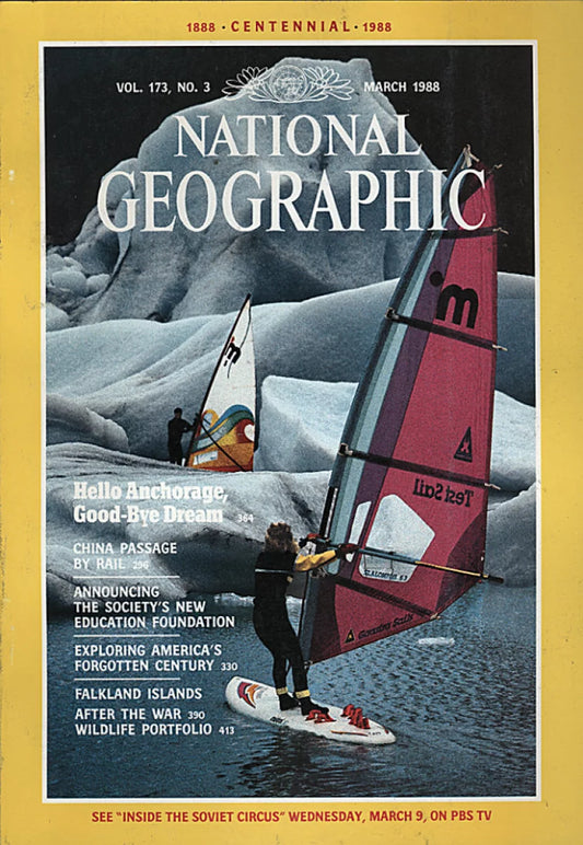 National Geographic Magazine March 1988