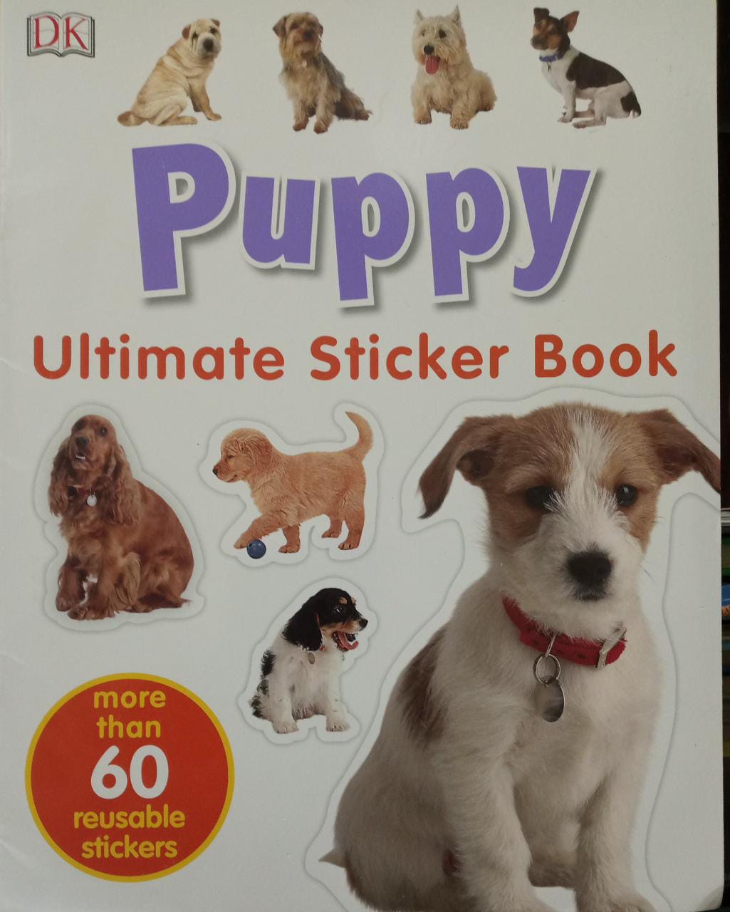 Ultimate Sticker Book: Puppy: More Than 60 Reusable Full-Color Stickers