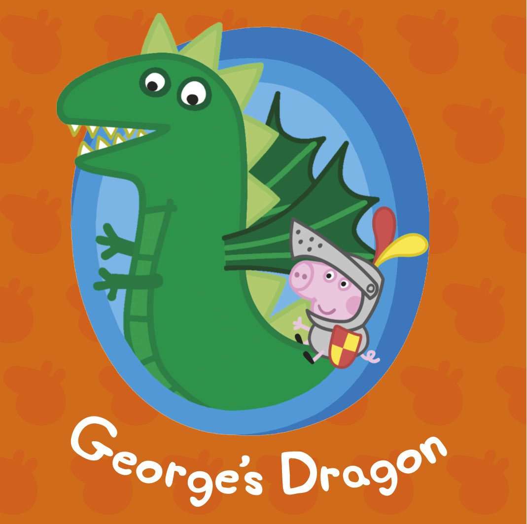Peppa Pig: George Dragón Board book