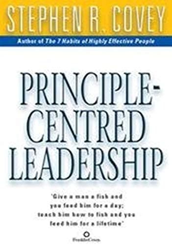 Principle centered leadershipby R. Stephen Covey