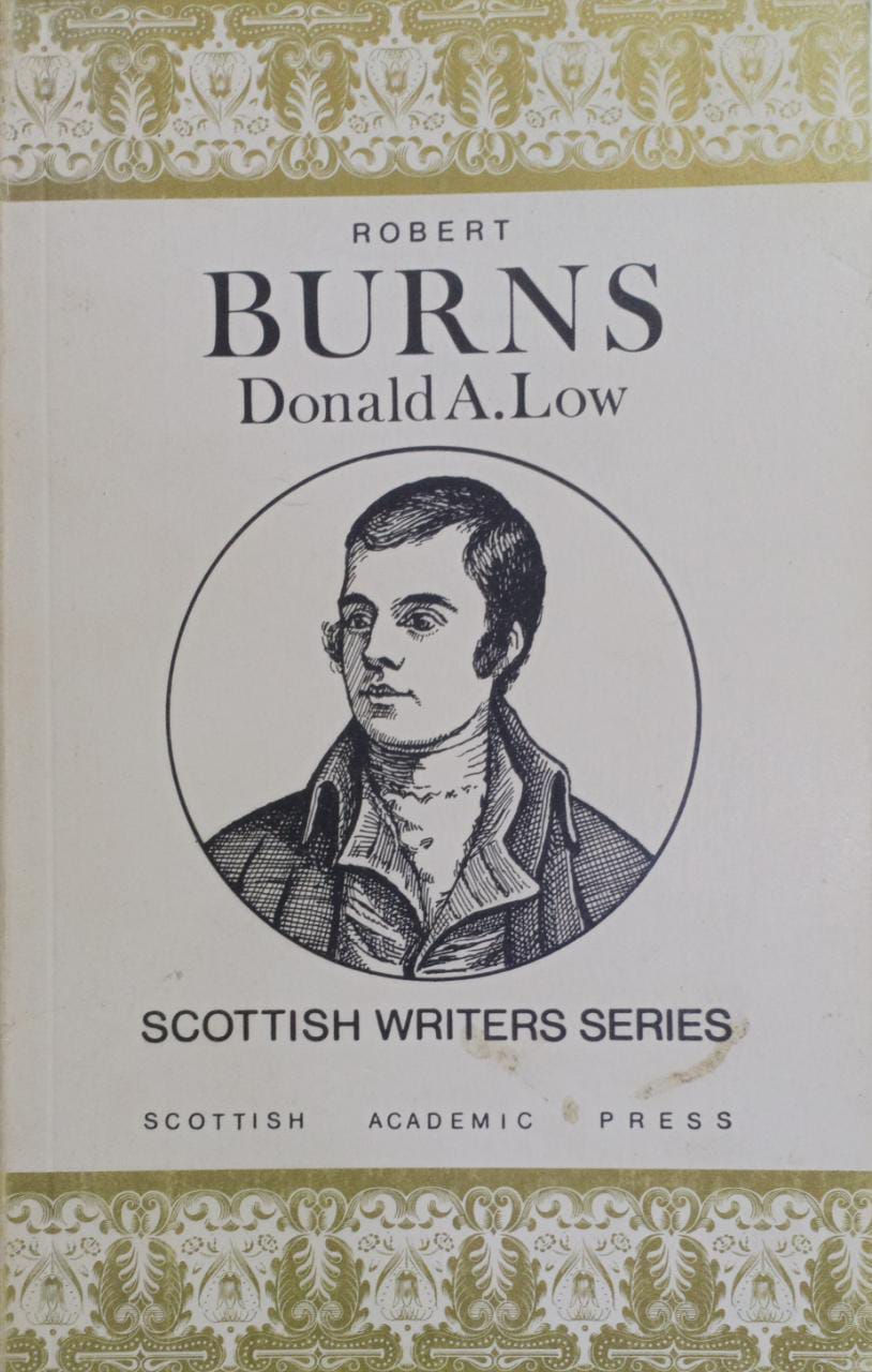 Robert Burns Donald A.Low  [SCOTTISH WRITERS SERIES] (RARE BOOKS)