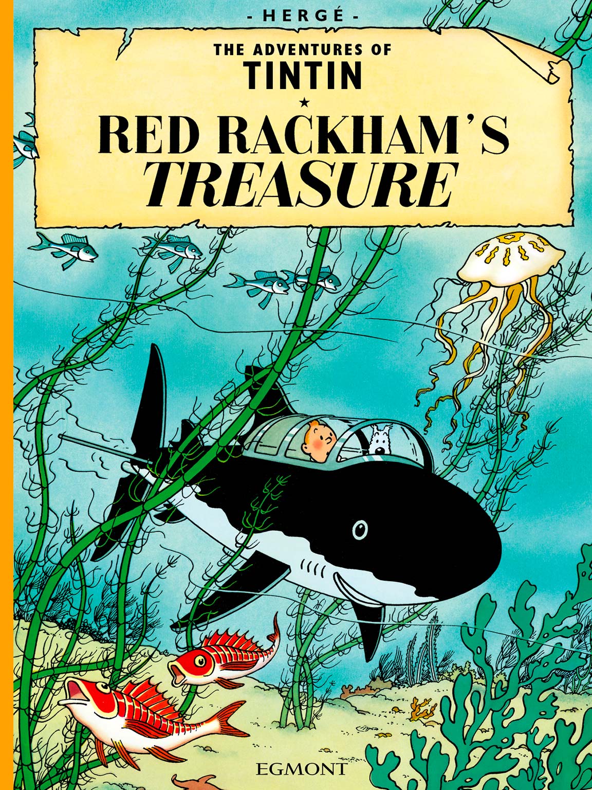 Red Rackham's Treasure by Herge [Tintin] [Graphic Novel]