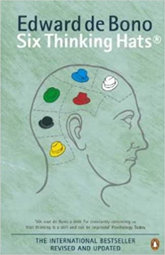 Six thinking hats by Edward De Bono