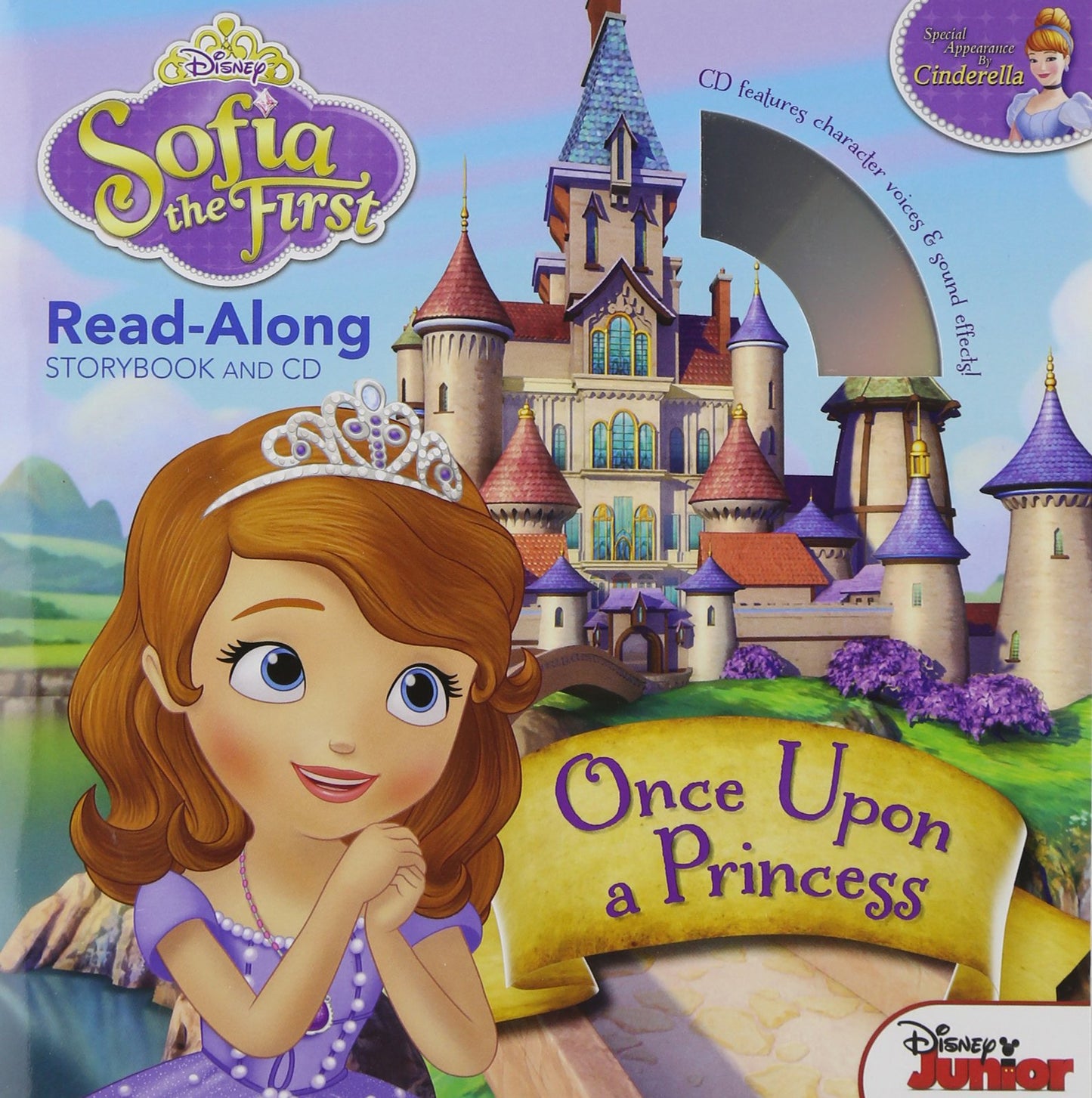 Sofia the First Read-Along Storybook and CD: Once Upon a Princess [HARDCOVER]