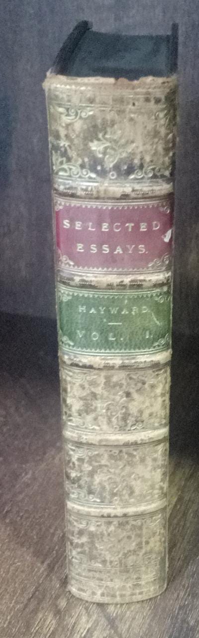 Selected Essays, Volume 1 [hardcover] (RARE BOOKS)