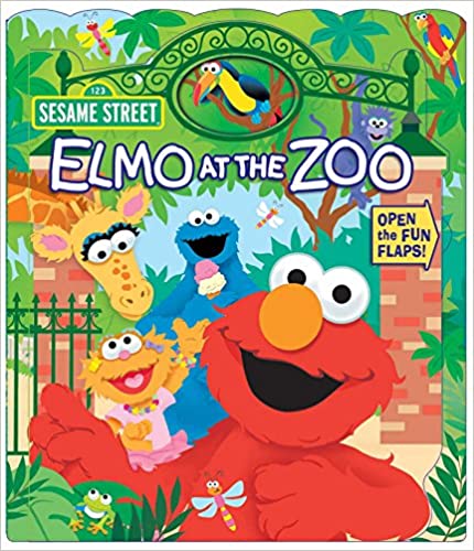 Sesame Street: Elmo at the Zoo (1) (Open Door Book) [HARDCOVER]