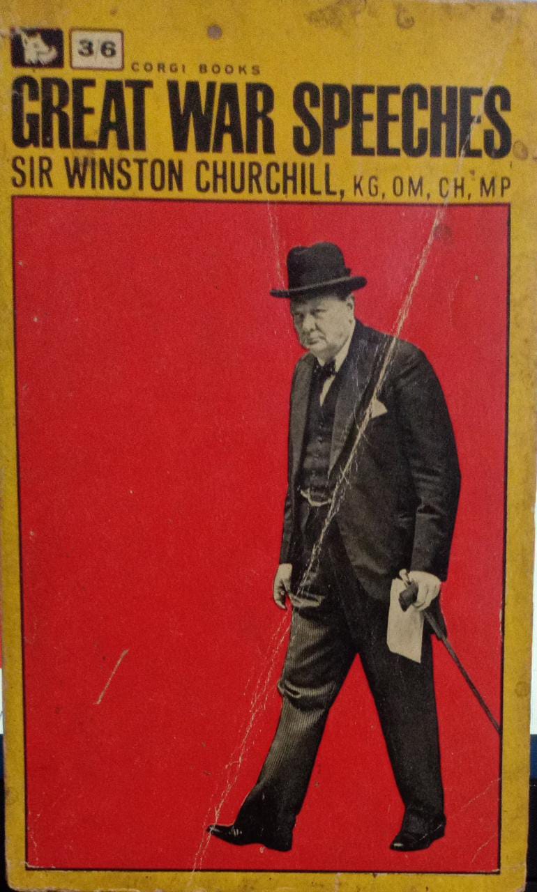 Great war speeches by Sir Winston churchill [rare books]