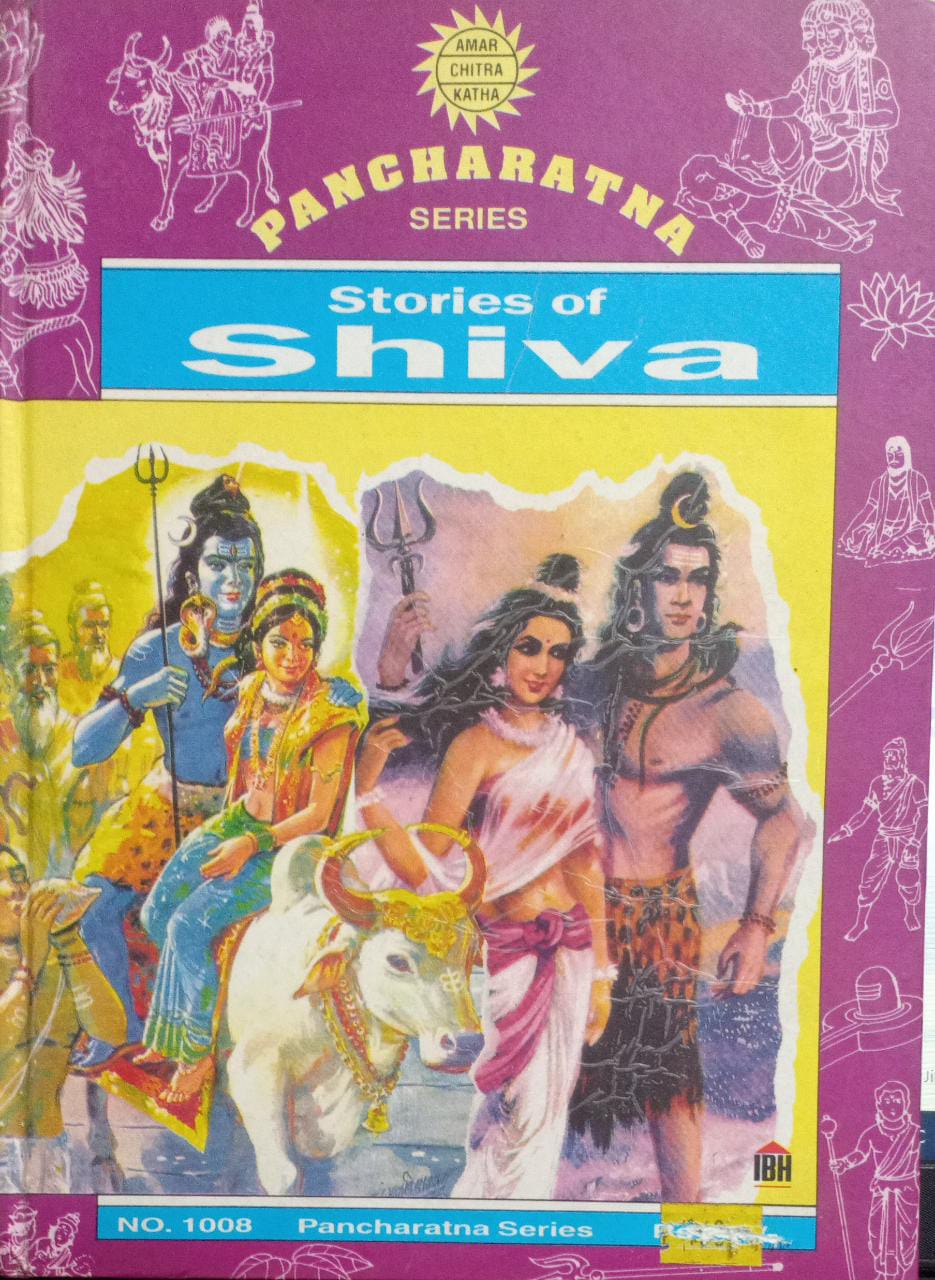 Stories of Shiva [Amar Chitra Katha] [HARDCOVER] [NO. 1008] [GRAPHIC NOVEL] (RARE BOOKS)