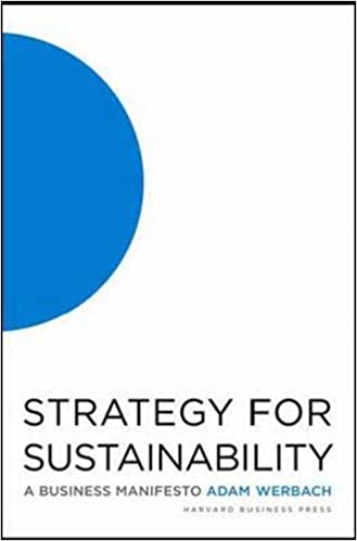 Strategy for Sustainability [Hardcover] (RARE BOOKS)