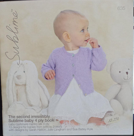 The Second Irresistibly Sublime baby 4 ply book