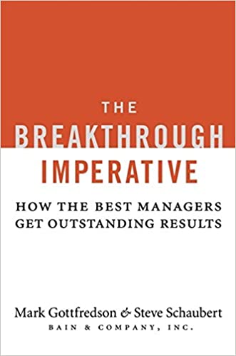 The Breakthrough Imperative: How the Best Managers Get Outstanding Results {Hardcover} (RARE BOOKS)