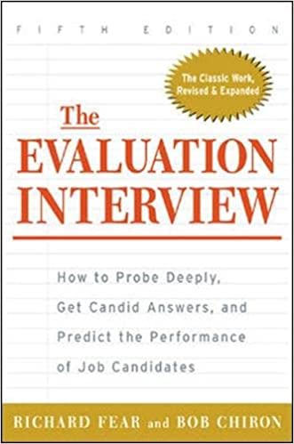 The Evaluation Interview [HARDCOVER] (RARE BOOKS)