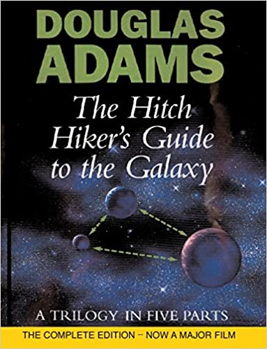 The Hitch Hiker's Guide To The Galaxy: A Trilogy in Five Parts by by Douglas Adams [Hardcover] (RARE BOOKS)